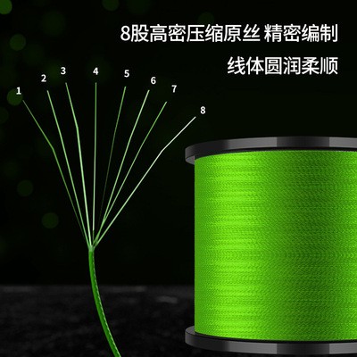 300米日本8编pe线500米柔软顺滑远投1000米渔具鱼线路亚批发强拉图4