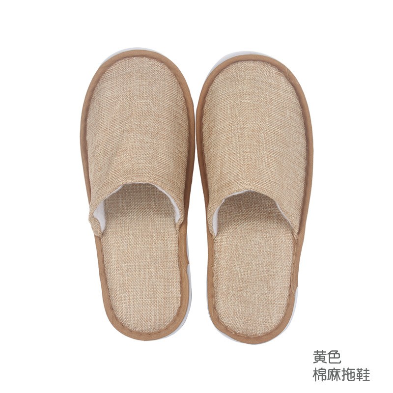 高端民宿酒店拖鞋加厚棉麻一次性家居夏季防滑客房宾馆定制logo图5