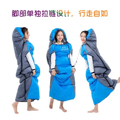 camping跨境新品睡袋野营用品睡袋棉睡袋 户外用品睡袋露营用品图2