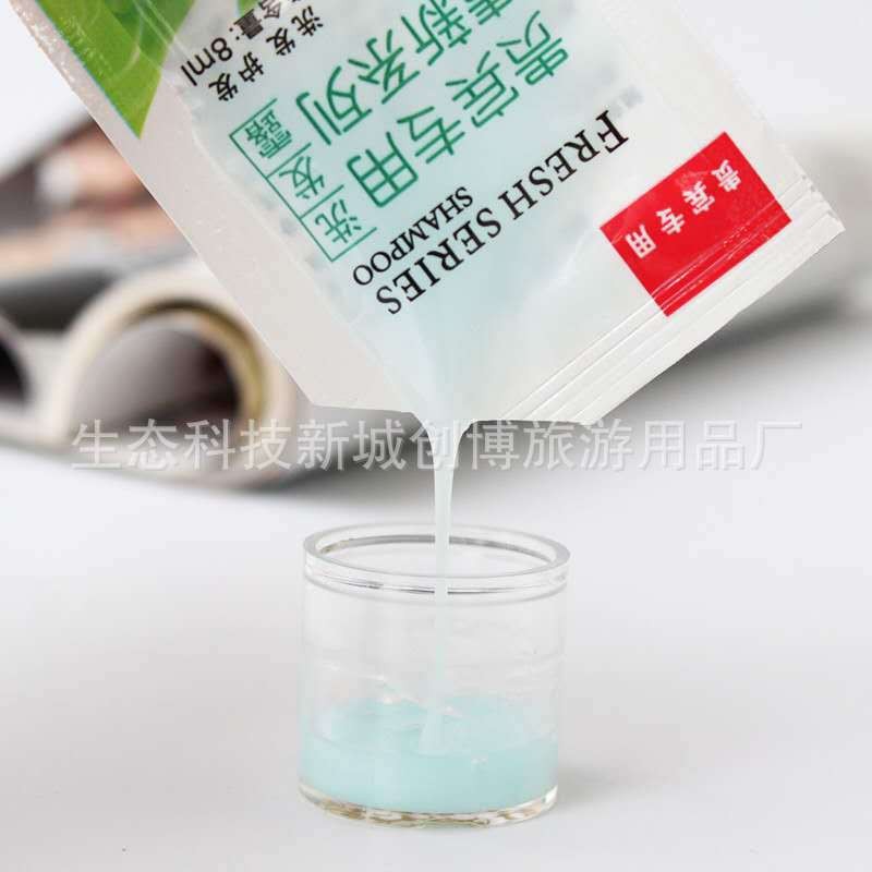 贵宾专用洗发露袋装洗发水沐浴露酒店一次性隆力奇洗发液沐浴液 两件起批图2