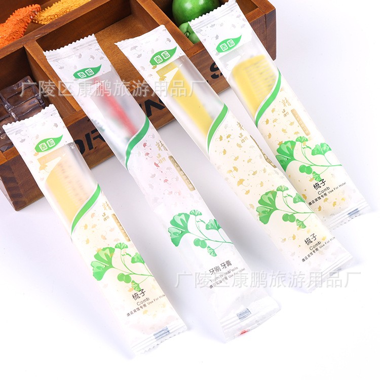宾馆一次性梳子用品酒店客房消耗品精致塑料把梳厂家名宿把梳批发图5