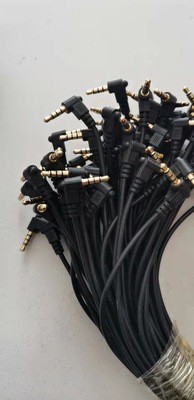 可视锚鱼探鱼视频耳机头四级3.5mm1.41.7弹簧线渔轮金属铝帽滑环图2