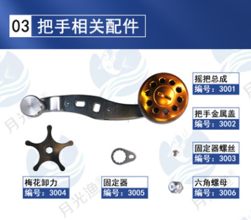 海德渔轮鼓轮配件麻花轴半月销离合大齿轮套管线杯支撑板导线器图4