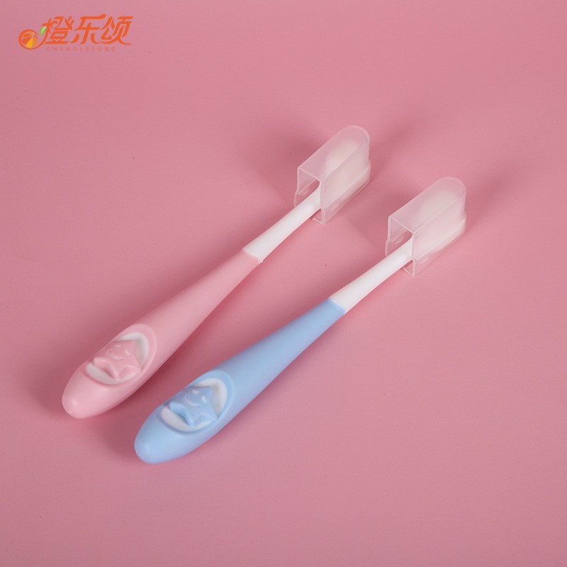 儿童万根毛软毛牙刷益生菌牙膏卡通可爱小刷头防滑手柄2-12岁宝宝图2