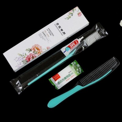 一次性牙刷六件套 洗漱套装 六合一牙具 宾馆酒店一次性用品批发