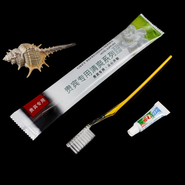 一次性牙刷六件套 洗漱套装 六合一牙具 宾馆酒店一次性用品批发图3