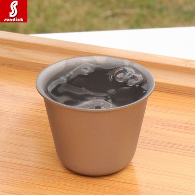 山地客纯钛茶杯钛小酒杯子 迷你钛杯功夫茶杯轻量化水杯 安全健康图5