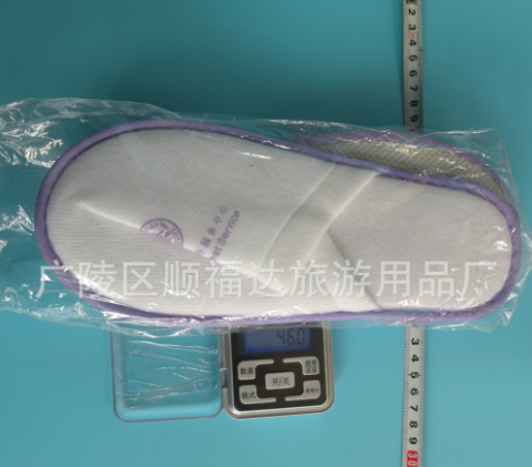 拉毛绒一次性拖鞋批发 全包不露脚趾 秋冬季客房拖鞋 促销ing 价格电议图2