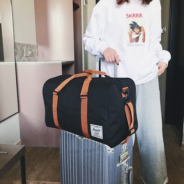 礼品定制健身包女瑜珈包韩版大容量户外旅行包手提行李袋厂家批发图2