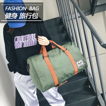 礼品定制健身包女瑜珈包韩版大容量户外旅行包手提行李袋厂家批发图3
