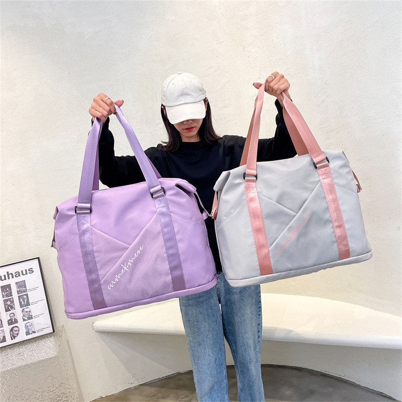 手提包女短途出差大容量旅行包干湿分离独立鞋位可套拉杆箱健身包