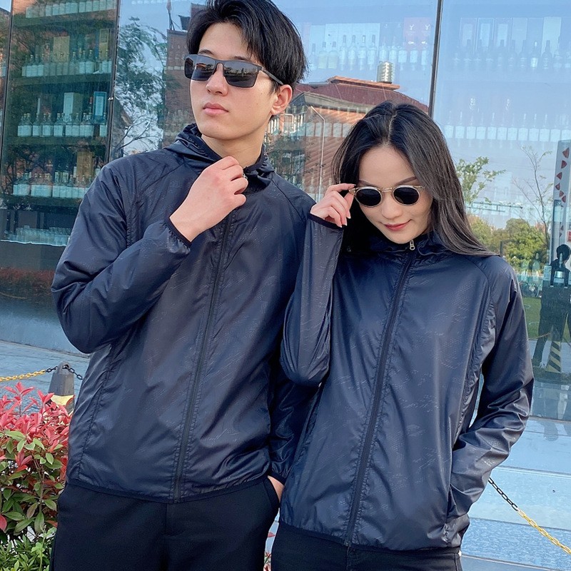 批发户外防晒衣男女夏季轻薄皮肤衣防晒运动风衣防晒服可印logo图3