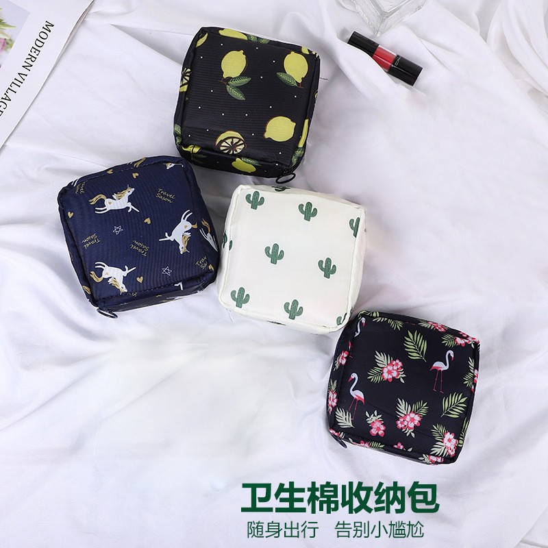 卫生巾姨妈巾收纳包便携防水大容量装生理期小包月事巾随身收纳袋