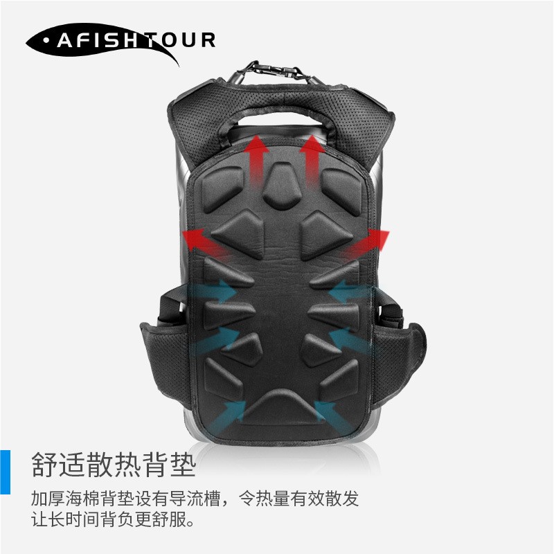 摩托车双肩包户外用品骑行包双肩骑士机车背包多功能旅行户外背包图4