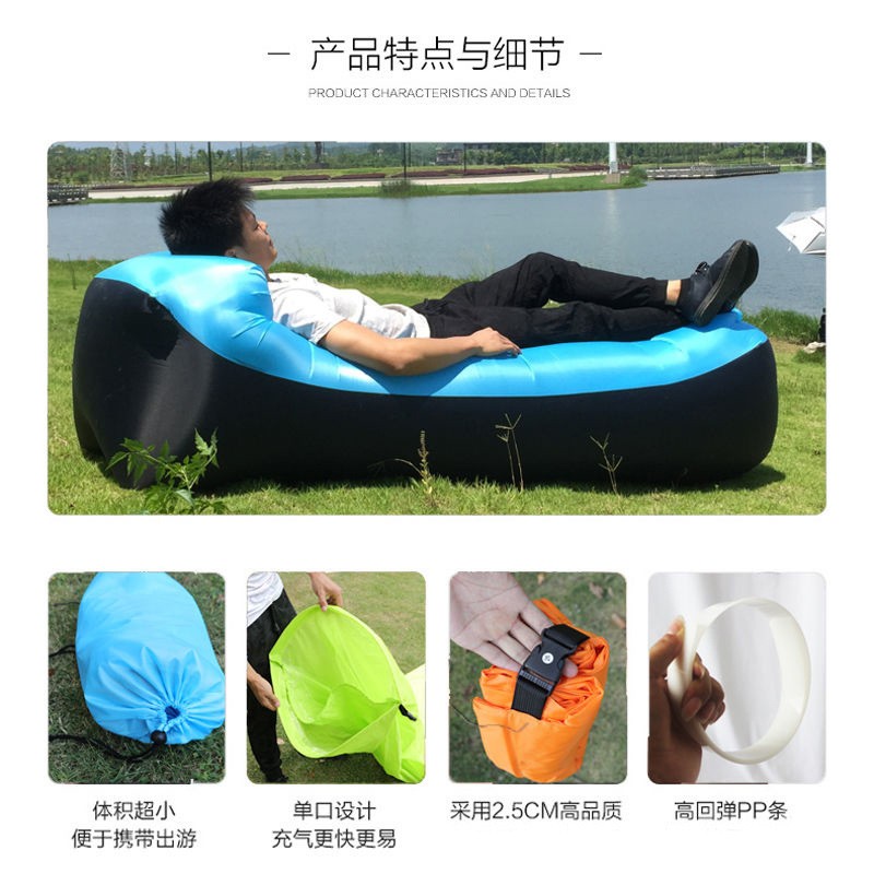 厂家现货户外快速充气床便携式空气沙发枕头充气沙发电商一件代发图3