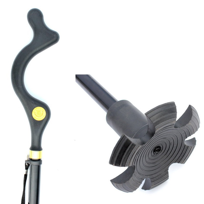 新款The Posture Cane 老人拐杖 登山旅行调节折叠新概念姿势手杖图5