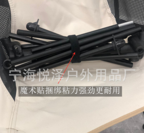 新款升级中背米色月亮椅露营沙滩椅休闲午休椅钓鱼椅铝合金月亮椅图3