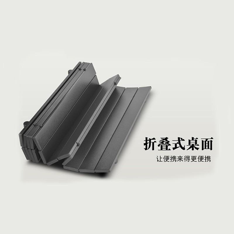 户外折叠桌子铝合金露营野餐烧烤蛋卷背包桌便携式夜市展会摆摊桌图2