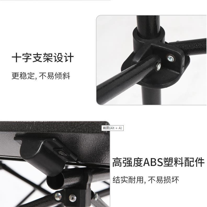 户外折叠桌子铝合金露营野餐烧烤蛋卷背包桌便携式夜市展会摆摊桌图4