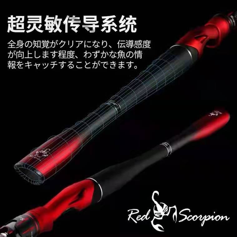 跨境路亚竿枪柄直柄2.1.2.4米碳素钓鱼竿翘嘴快调路亚竿渔具批发图2