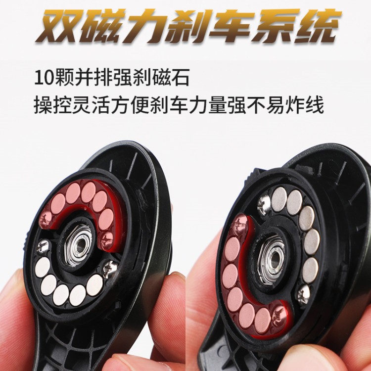 速卖通水滴轮路亚轮轻量化水滴轮微物轮水滴轮马口翘翘嘴线轮批发图2