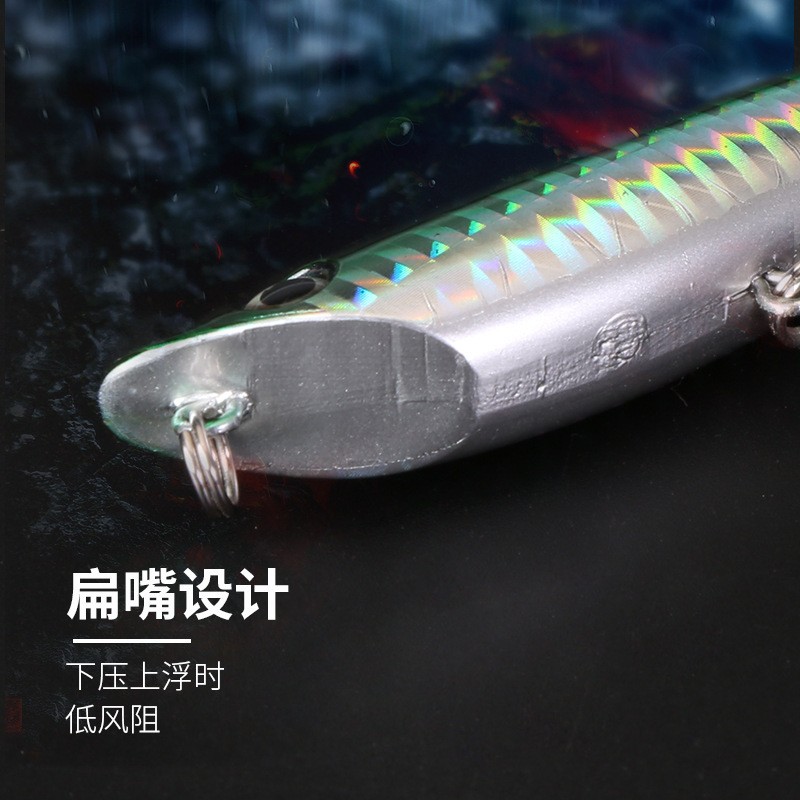科迈雷路亚饵硬饵仿生饵淡水翘嘴鲈鱼浮水铅笔白条水面系假饵图3