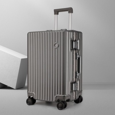 箱包PC登机箱20寸行李箱韩版铝框箱密码箱拉杆箱万向轮旅行箱代发