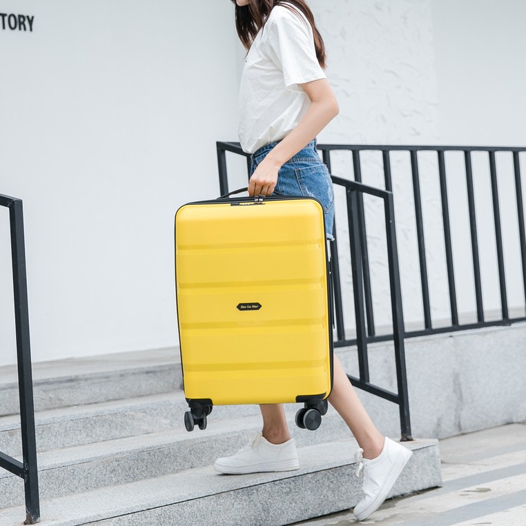 2019新款pp拉杆箱印制密码箱商务行李箱小型登机箱20寸学生旅行箱图4