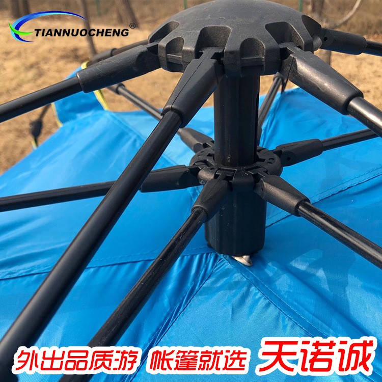 批发户外自动帐篷 双人单层自动弹压帐篷 速开野营2-3人休闲用品图3
