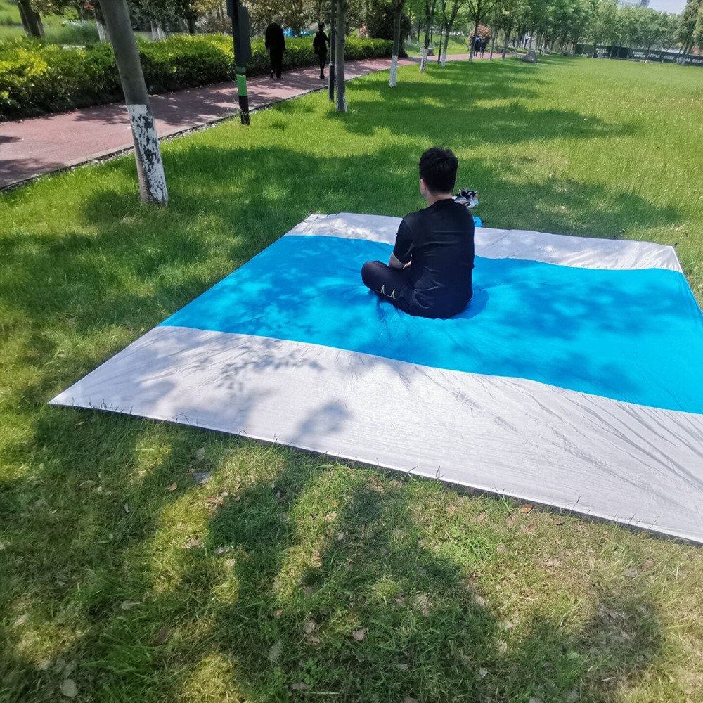 金狐品质 亚马逊沙滩垫户外尼龙地席 降落伞尼龙布野餐沙滩地席图4