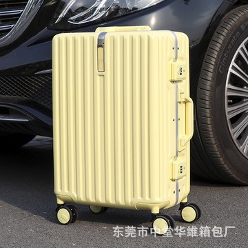 高档铝框拉杆箱20/22/24/26/28寸 登机箱旅行行箱子网红行李箱可图2
