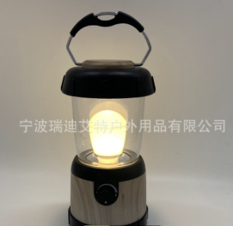 木纹经典款300LM户外野营帐篷灯露营灯手提式照明灯野营灯图2