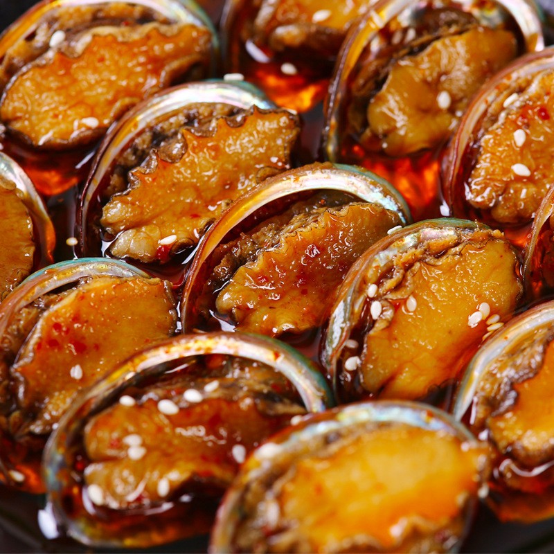 香辣鲍鱼12只海鲜麻辣熟食小鲍鱼佛跳墙现做即食罐装零食250g图5