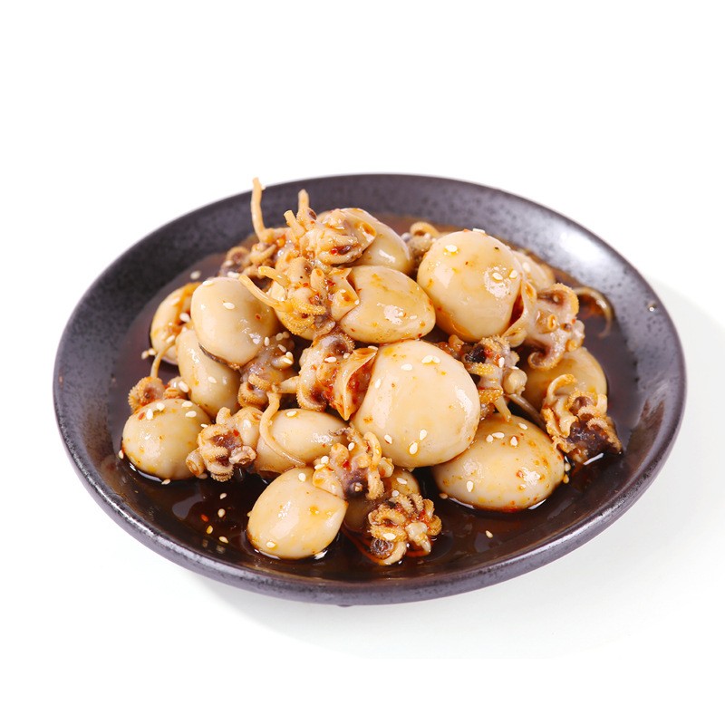 香辣墨鱼仔熟食麻辣墨鱼仔即食海鲜现做乌贼小吃零食小墨鱼真空装图5