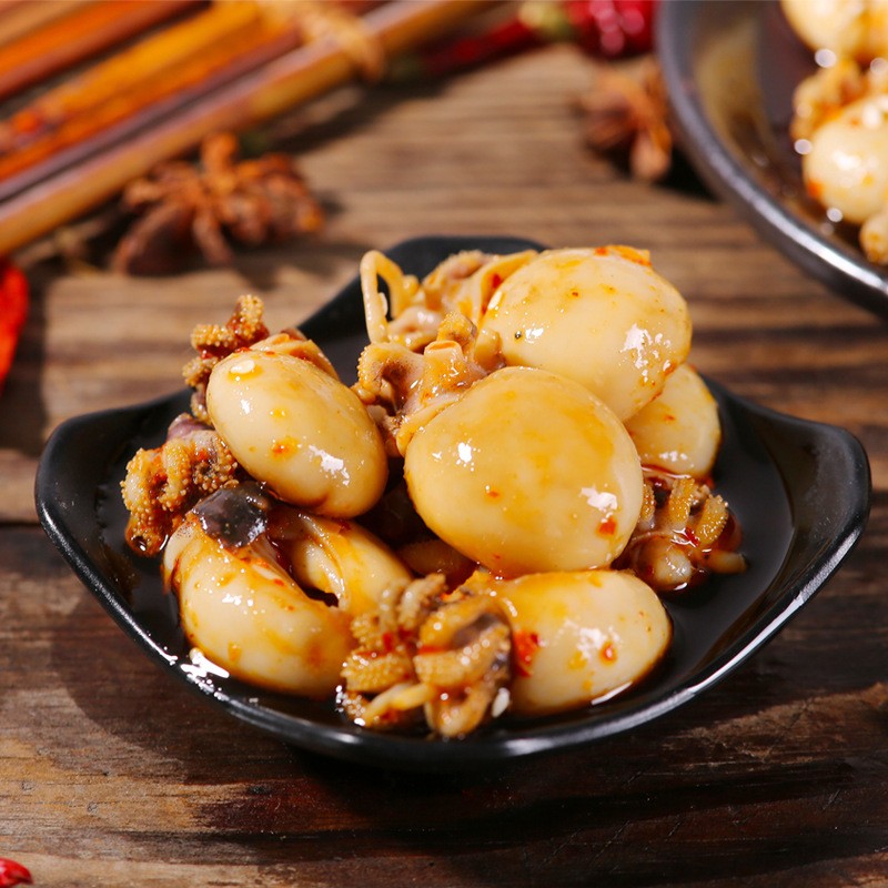 香辣墨鱼仔熟食麻辣墨鱼仔即食海鲜现做乌贼小吃零食小墨鱼真空装图2
