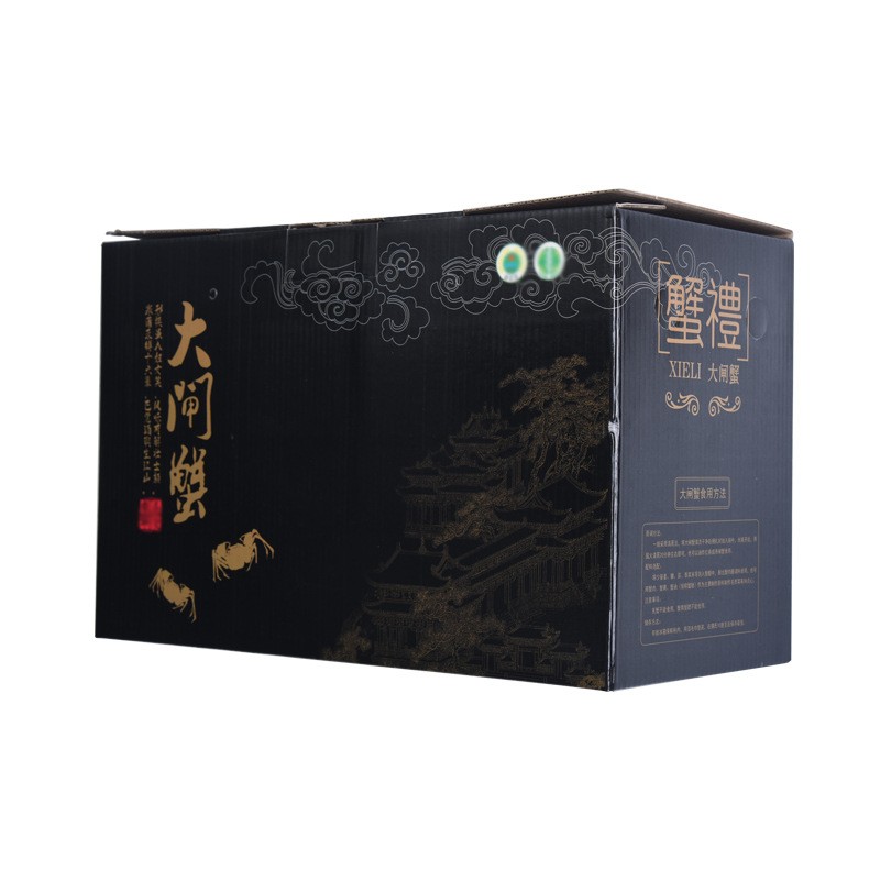 兴化水产螃蟹基地大闸蟹鲜活4.5两公3.5两母10只礼盒装一件代发图5