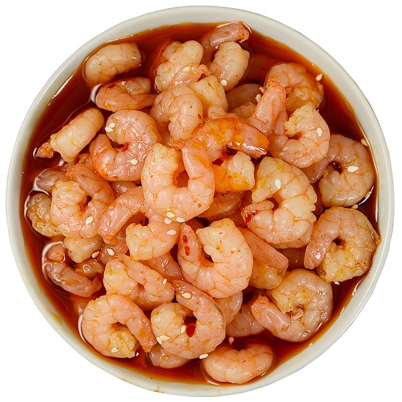 麻辣虾仁即食500g去虾线新鲜熟食香辣零食图5