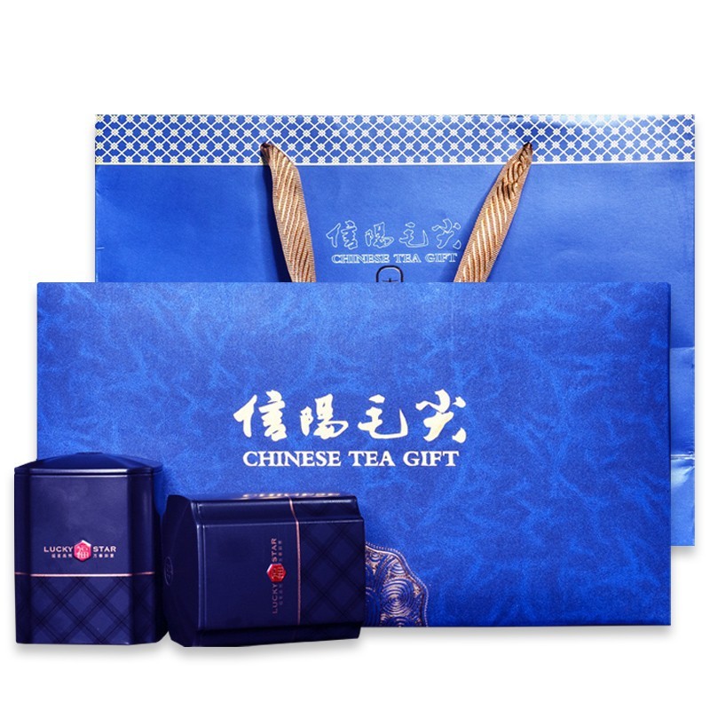 2021明前春茶信阳毛尖特级嫩芽绿茶叶高档礼盒装新茶500g产地批发图5