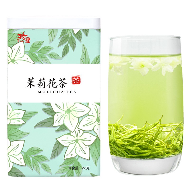 茉莉花茶广西横县2021新茶浓香花果茶叶散装特级毛尖厂家批发250g图5