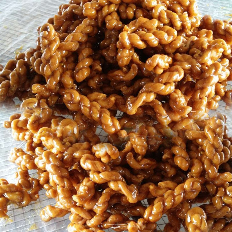 纯红糖麻花农家拉丝现做450g桶装义乌特产休闲食品零食批发图4