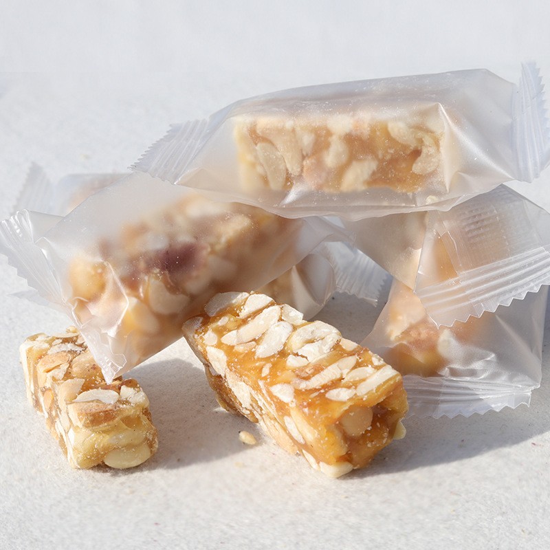 忆童味香酥花生糖独立小包500g桶特产休闲零食小吃散装厂家直消图2