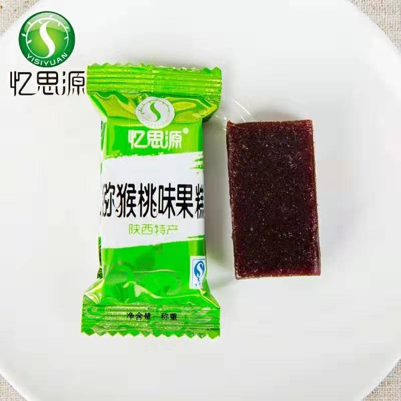 忆思源食品陕西特产批发260g猕猴桃果味糕休闲零食山楂糕图3