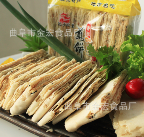 山东特产 曲阜煎饼 香酥煎饼 厂家直销 煎饼礼盒 限时包邮图2