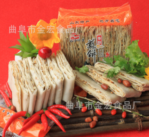 山东特产 曲阜煎饼 香酥煎饼 厂家直销 煎饼礼盒 限时包邮图5