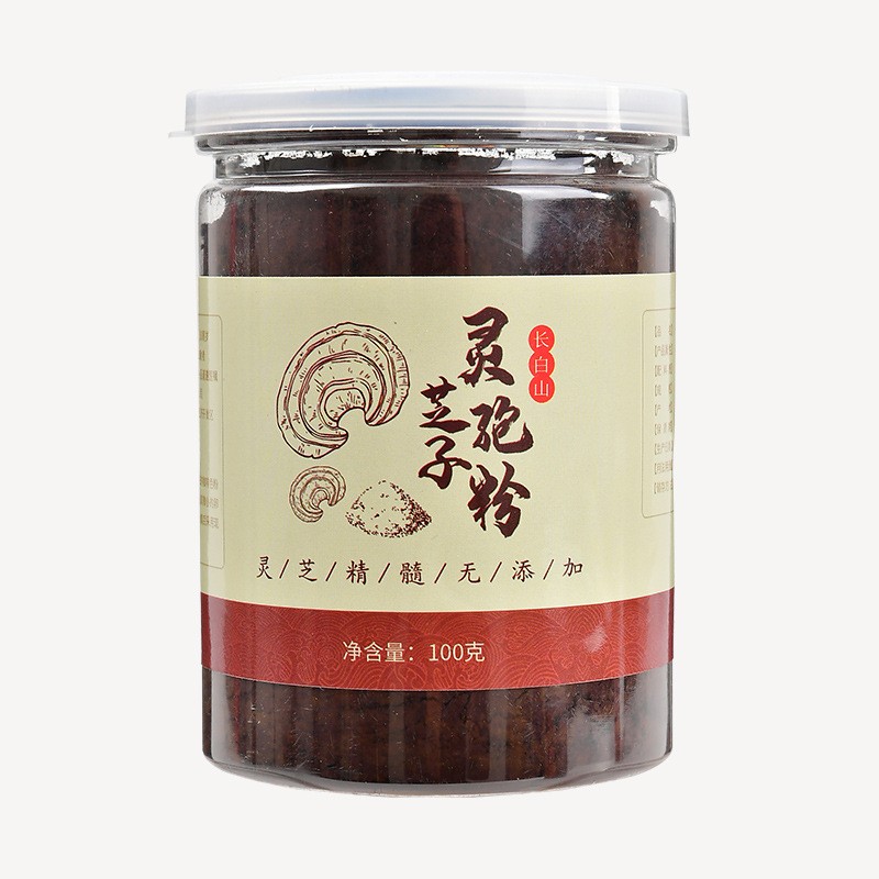 长白山灵芝孢子粉100克/瓶一件代发图3