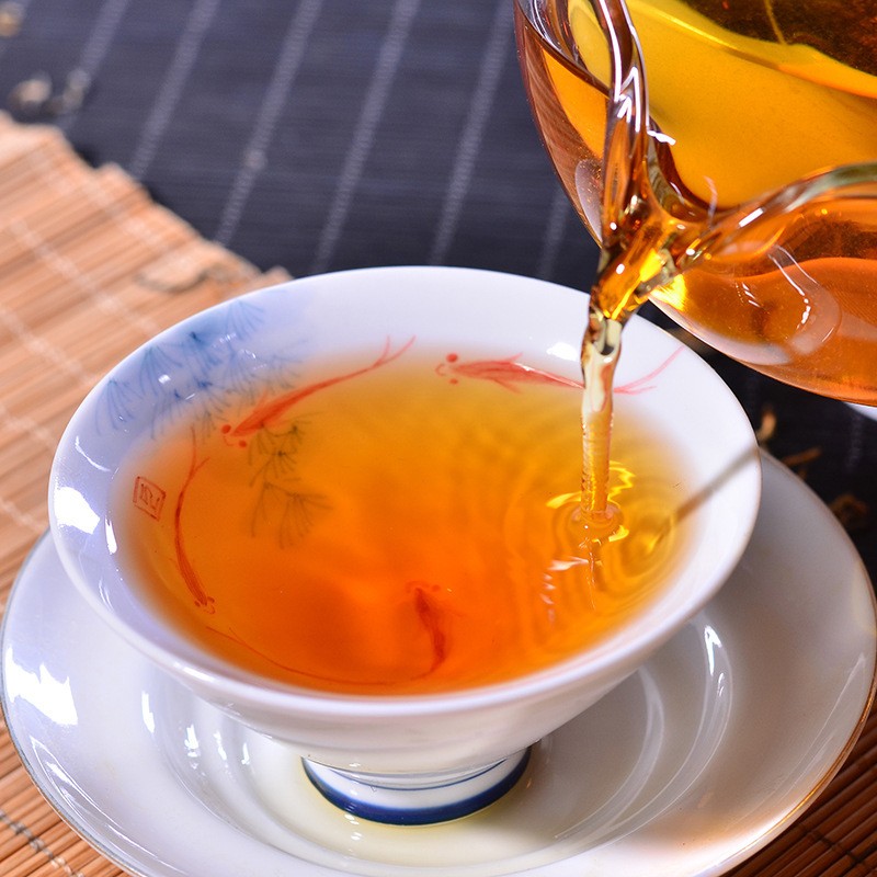 滇红小金丝云南红茶凤庆滇红茶金针散装古树红茶500g茶叶茶叶批发图2