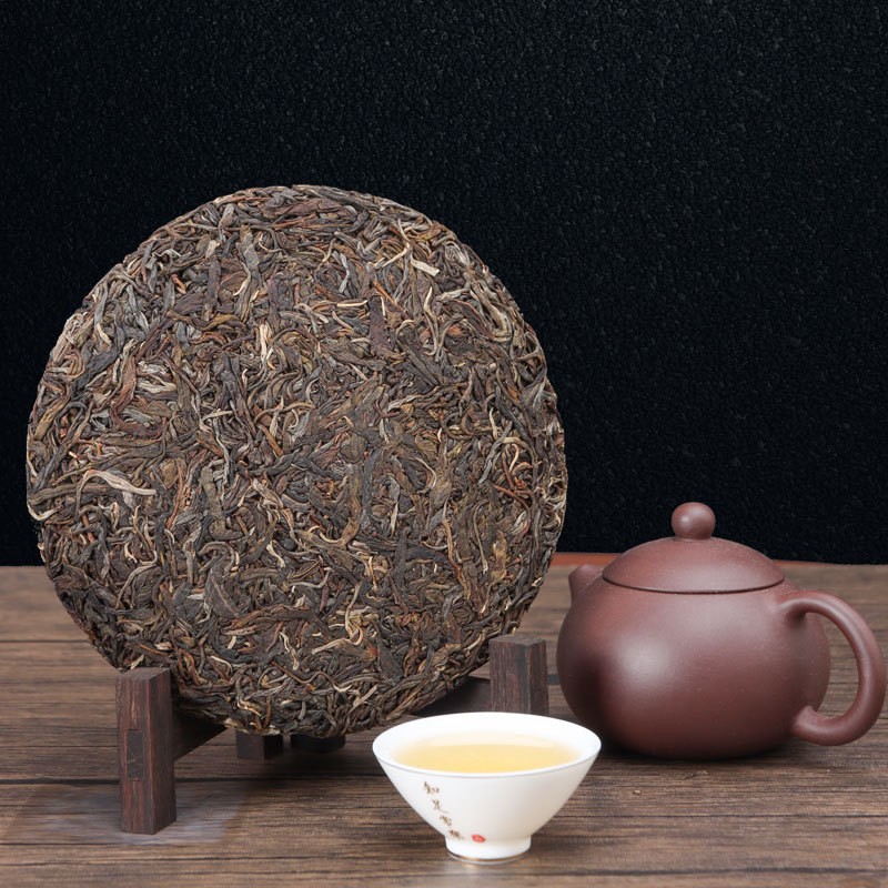 冰岛七子饼普洱茶冰岛古树茶普洱生茶357g饼茶叶批发普洱茶饼图2