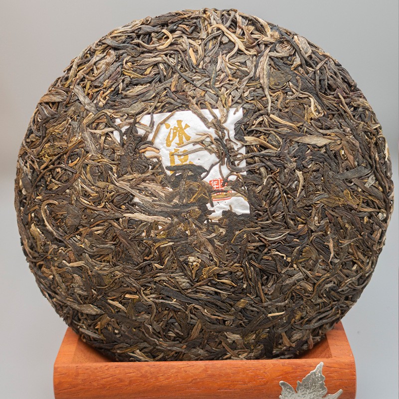 冰岛老寨普洱茶生茶2021年春茶冰岛生普礼盒装云南普洱生茶饼批发图3