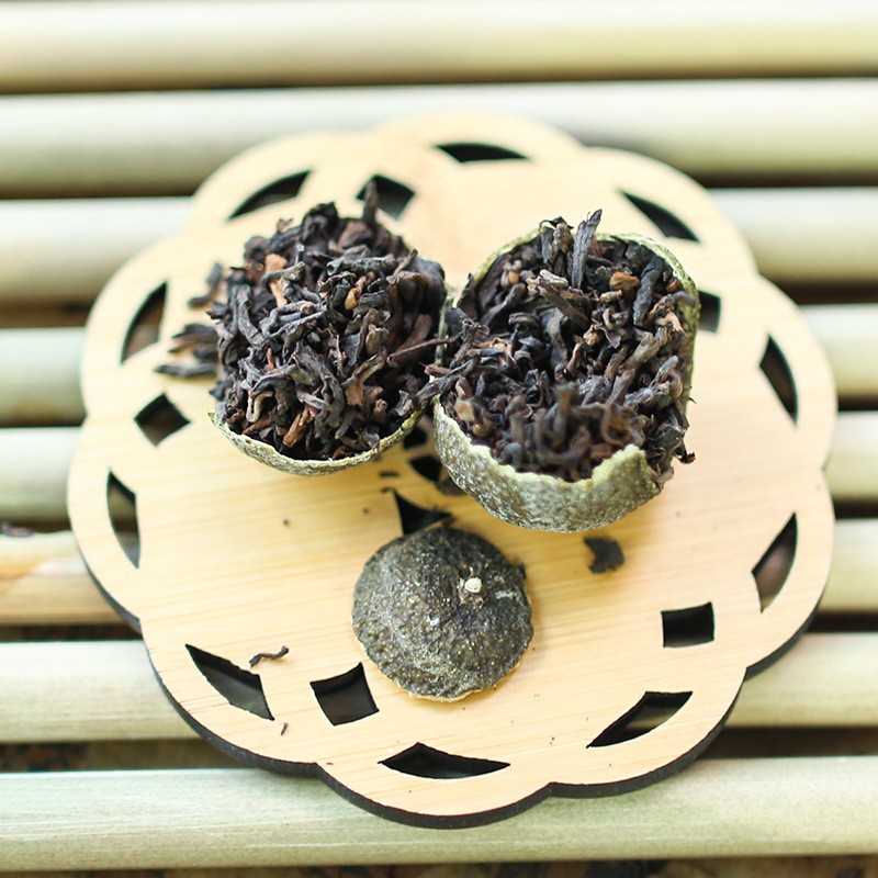 云南勐海源头工厂生产批发普洱茶小青柑散装茶叶熟茶普洱柑普茶图2
