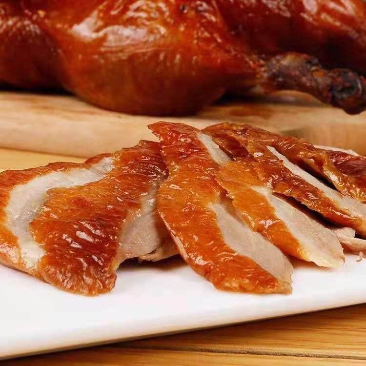 北京风味烤鸭整只果木烤脆皮烤鸭真空包装鸭卤熟食下酒菜厂家批发图4
